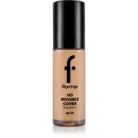 flormar HD Invisible Cover Foundation lehký make-up s rozjasňujícím účinkem SPF 30 odstín 090 Golden Natural 30 ml