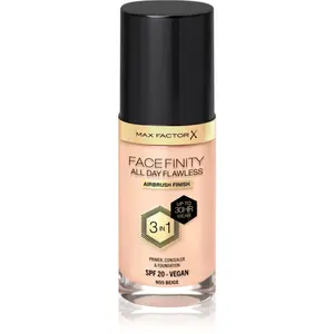 Max Factor Facefinity All Day Flawless dlouhotrvající make-up SPF 20 odstín 55 Beige 30 ml