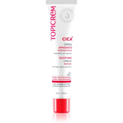 Topicrem CICA Soothing Cream intenzivní obnovující krém pro podrážděnou pokožku 40 ml