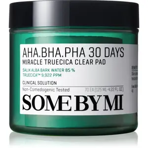 Some By Mi AHA∙BHA∙PHA 30 Days Miracle Truecica Clear Pad čisticí tampónky pro problematickou pleť, akné 70 ks