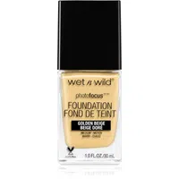 Wet n Wild PhotoFocus matující fluidní make-up odstín Golden Beige 30 ml
