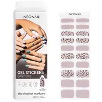 NEONAIL Easy On Gel Stickers nálepky na nehty s použitím UV/LED lampy odstín M04 20 ks