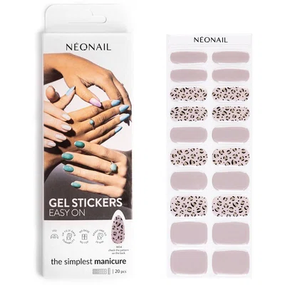 NEONAIL Easy On Gel Stickers nálepky na nehty s použitím UV/LED lampy odstín M04 20 ks