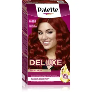 Schwarzkopf Palette Deluxe permanentní barva na vlasy odstín 6-888 Ohnivě červený 1 ks