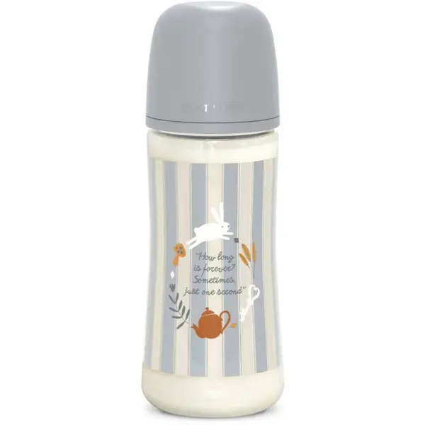 Suavinex Wonderland SX Pro Physiological Anti-Colic kojenecká láhev L Dense Flow 6 m+ Blue 360 ml