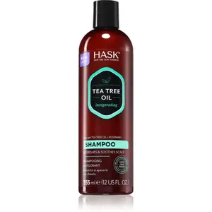 HASK Tea Tree Oil & Rosemary osvěžující šampon pro suchou a svědící pokožku hlavy 355 ml