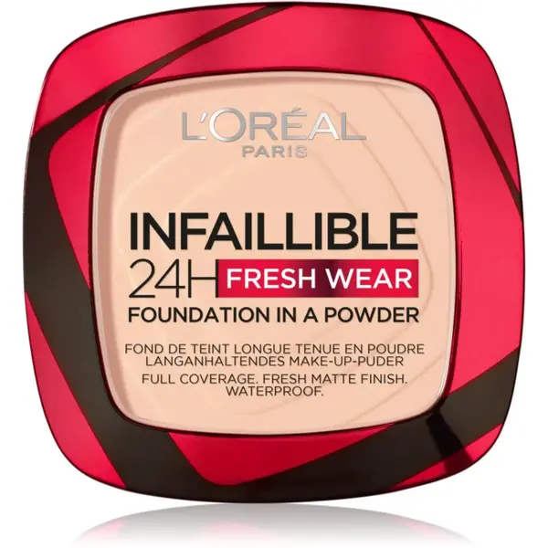 L’Oréal Paris Infaillible Fresh Wear 24h pudrový make-up odstín 180 Neutral 9 g