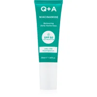 Q+A Niacinamide ochranný krém na obličej SPF 50 50 ml