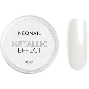 NEONAIL Effect Metallic třpytivý prášek na nehty odstín 01 1 g