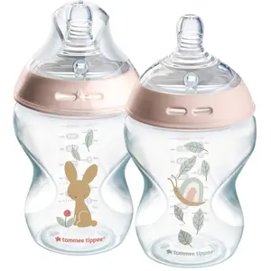 Tommee Tippee Natural Start Anti-Colic kojenecká láhev Slow Flow 0m+ 2x260 ml