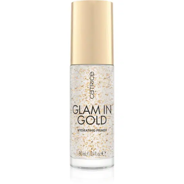 Catrice Glam In Gold Hydrating Primer hydratační podkladová báze pod make-up s 24karátovým zlatem odstín 010 Oh My Goldness 30 ml