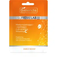 Bielenda Professional Supremelab Energy Boost rozjasňující plátýnková maska s vitaminem C 1 ks