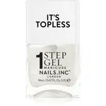 Nails Inc. It’s Topless gelový lak na nehty pro dlouhotrvající efekt odstín Sydney 14 ml