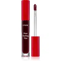 ETUDE Dear Darling Water Gel Tint barva na rty s gelovou texturou odstín #07 PK002 (Plum Red 1602) 5 g