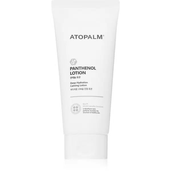 ATOPALM Panthenol hydratační mléko na tělo a obličej se zklidňujícím účinkem 180 ml