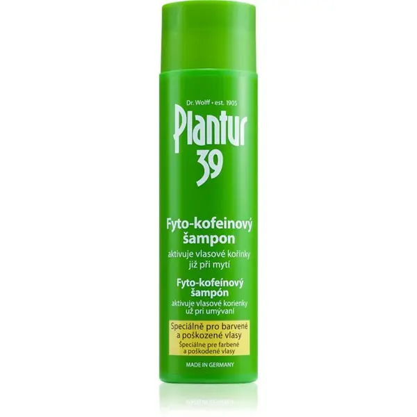 Plantur 39 kofeinový šampon pro barvené a poškozené vlasy 250 ml
