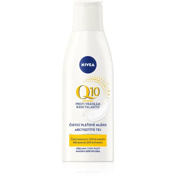 Nivea Q10 Power čisticí pleťové mléko proti vráskám 200 ml