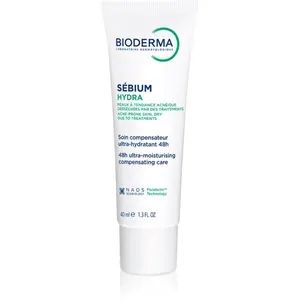 Bioderma Sébium Hydra hydratační krém pro pleť vysušenou a podrážděnou léčbou akné 40 ml