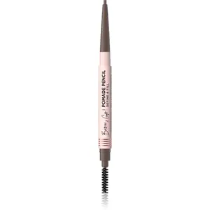 Eveline Cosmetics Brow & Go! voděodolná tužka na obočí s kartáčkem 2 v 1 odstín Taupe 4 g