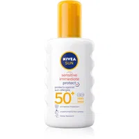 NIVEA SUN Protect & Sensitive sprej na opalování Sensitive SPF 50+ 200 ml