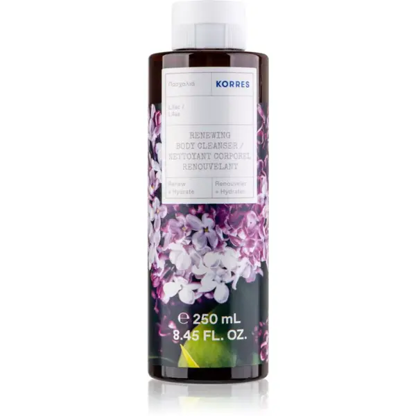 Korres Lilac opojný sprchový gel s vůní květin 250 ml