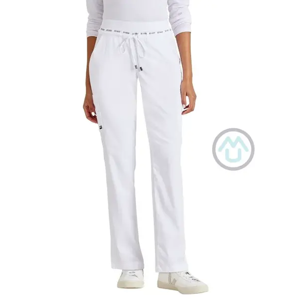 Zdravotnícke nohavice SERENA GREY´S - biele 2XL