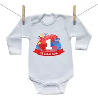 Boodyy Body s dlhým rukávom Už mám 1 rok Červená 50 (0 mesiacov)