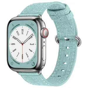 BStrap Denim remienok na Apple Watch 38/40/41mm, light green