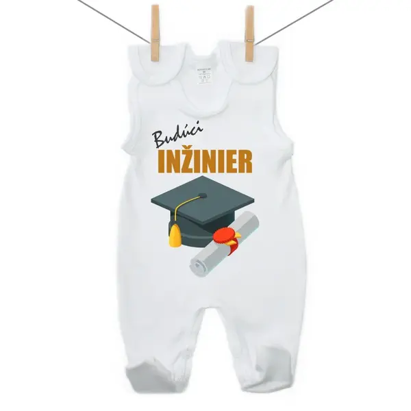 Boodyy Dupačky Budúci inžinier 74 (6-9 mesiacov)