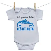 Boodyy Body s krátkym rukávom Keď vyrastiem budem leštiť auta 68 (3-6 mesiacov)