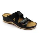 Leon 906 Dámska pracovná celo-kožená zdravotná obuv 38 - 24cm, čierna, 4,5 cm