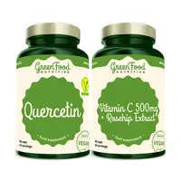 GreenFood Nutrition Duopack Quercetin 90cps +Vitamin C 500mg 60cps
