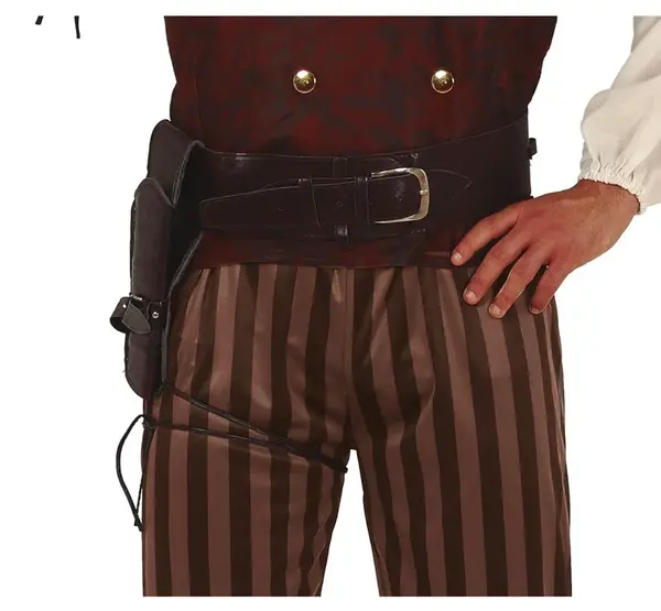 Kovbojský opasok kožený 27x8cm