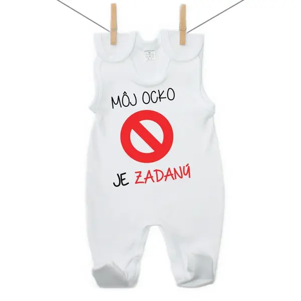 Boodyy Dupačky Môj ocko je zadaný 68 (3-6 mesiacov)