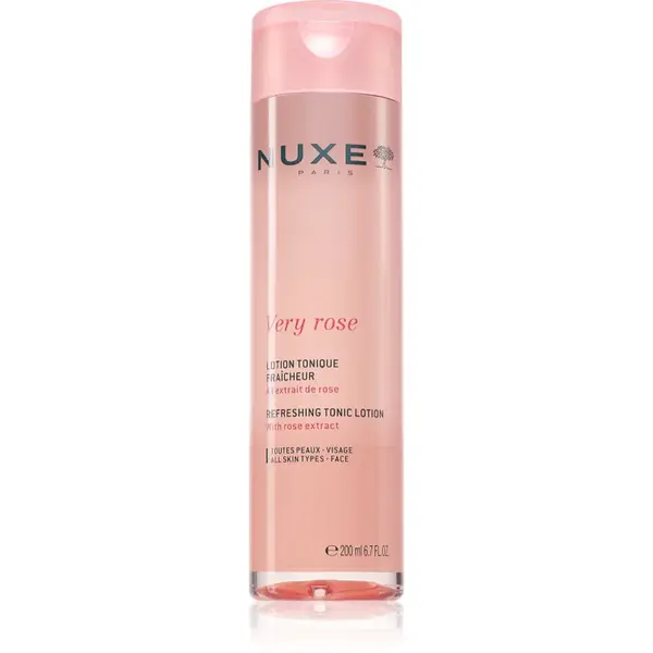 Nuxe Very Rose Refreshing Tonic Lotion osviežujúce tonikum pre všetky typy pleti 200 ml
