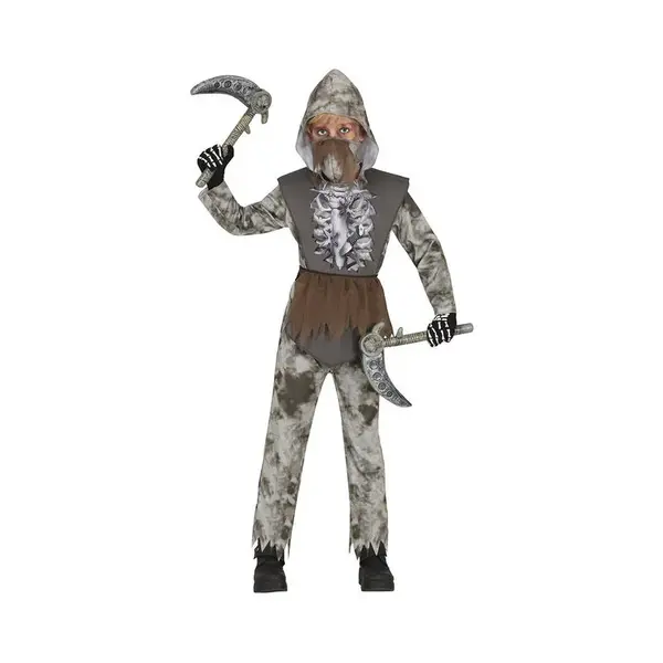 Guirca Kostým Ninja kostra sivý 5-6 rokov