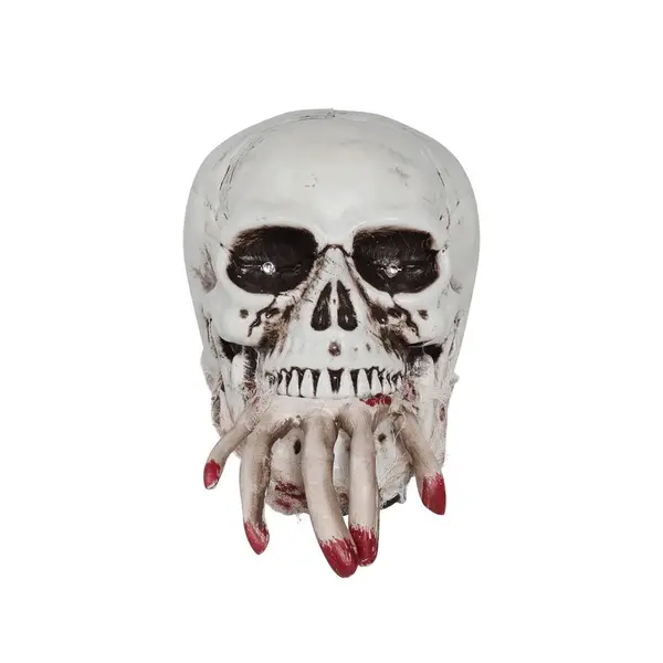 Guirca Dekoračná Lebka s efektmi 24cm