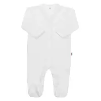 Dojčenský bavlnený overal New Baby Practical biely chlapec 86 (12-18m), 20C46716