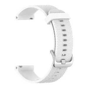 BStrap Silicone Land remienok na Garmin Vivoactive 4, white