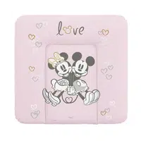 Podložka prebaľovacia mäkká na komodu (75x72) Disney Minnie & Mickey Pink