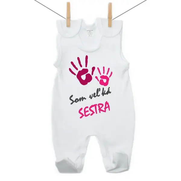 Boodyy Dupačky Som veľká sestra 68 (3-6 mesiacov)