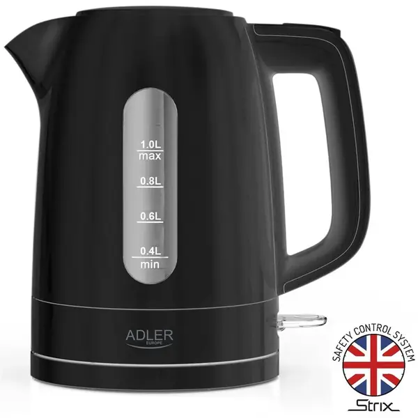 Rýchlovarná kanvica Adler AD 1380 čierna