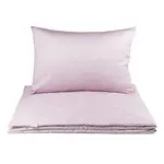 Obliečky do postieľky - fialová bodka