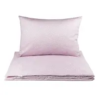 Obliečky do postieľky - fialová bodka