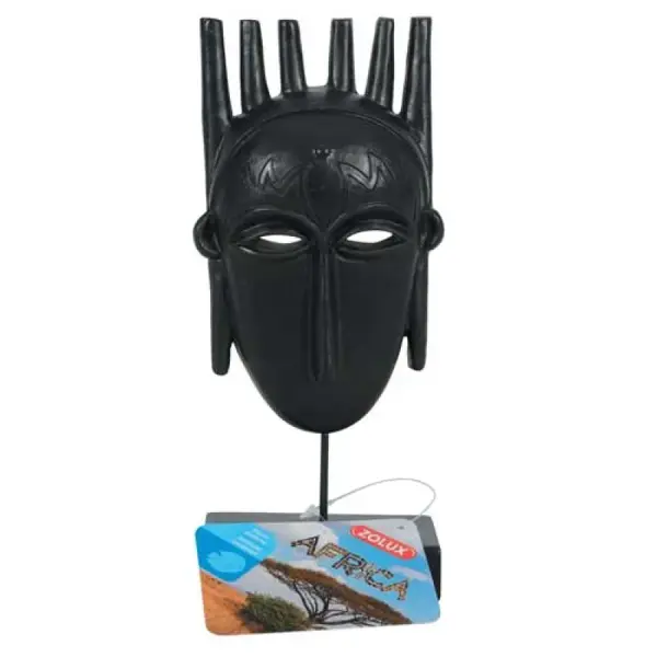 ZOLUX Dekorácia do akvárií africká maska muž M 77x46x195mm