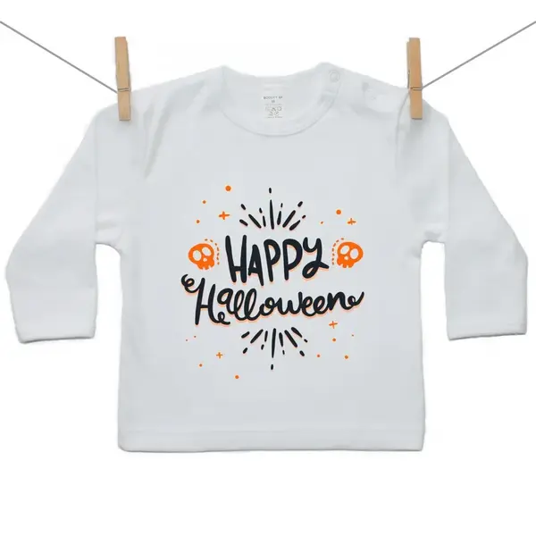 Boodyy Tričko s dlhým rukávom Happy Halloween 80 (9-12 mesiacov)