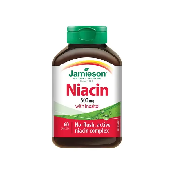 Jamieson Niacin 500mg S Inositolem Tbl.60