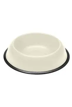 Miska kovová protiskluz Mira KC 78 ivory 1,5l FP