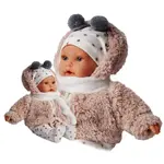 Antonio Juan 1120 KIKA - realistická bábika so zvukmi a mäkkým látkovým telom - 27 cm