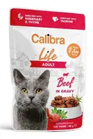 Calibra Cat Life kapsa Adult Beef In Gravy 85g